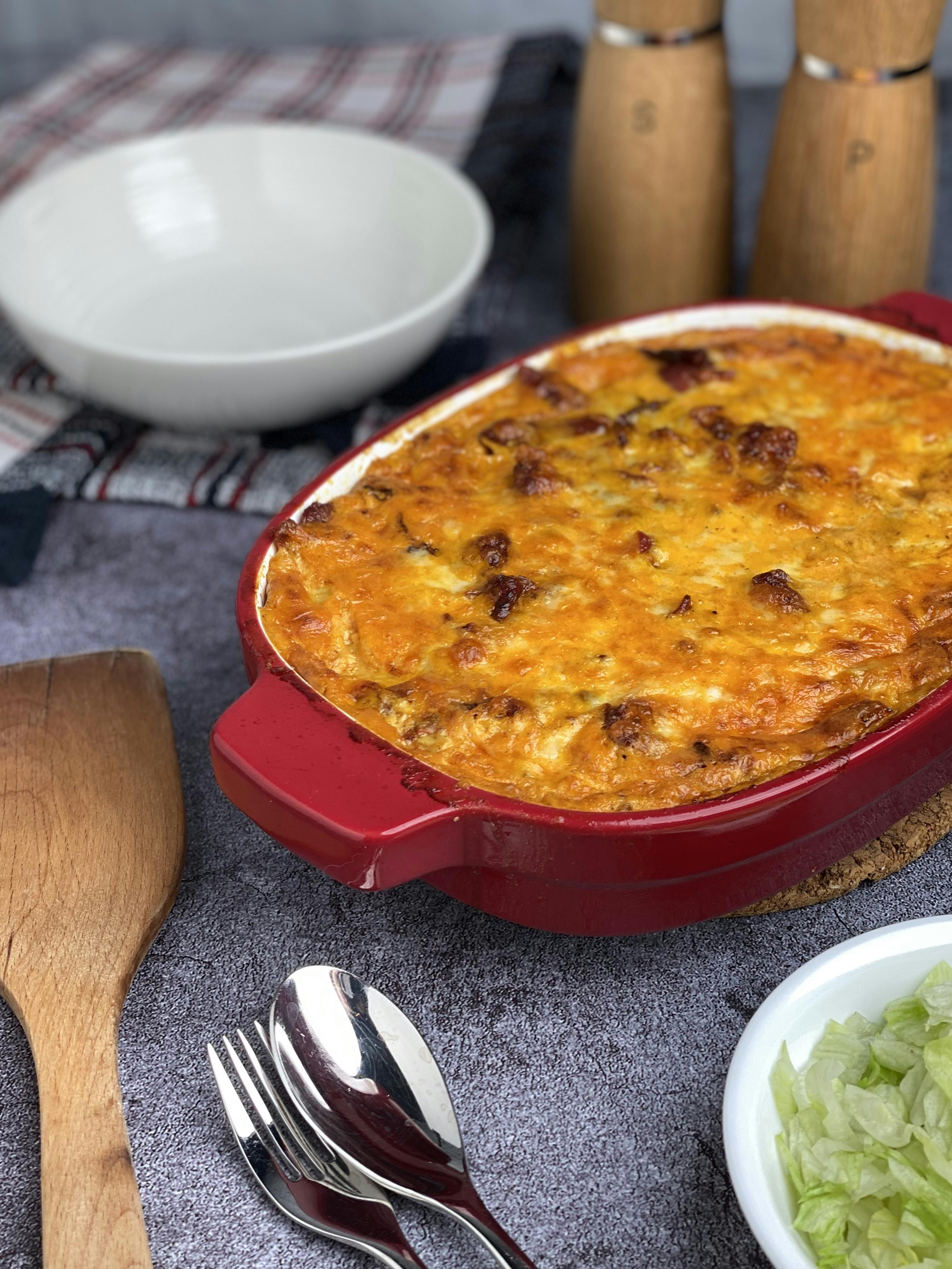 Cheesy Bacon Burger Casserole | truLOCAL Recipe